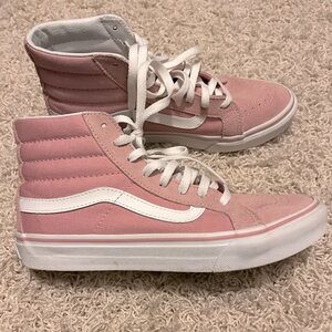 High top Pink vans